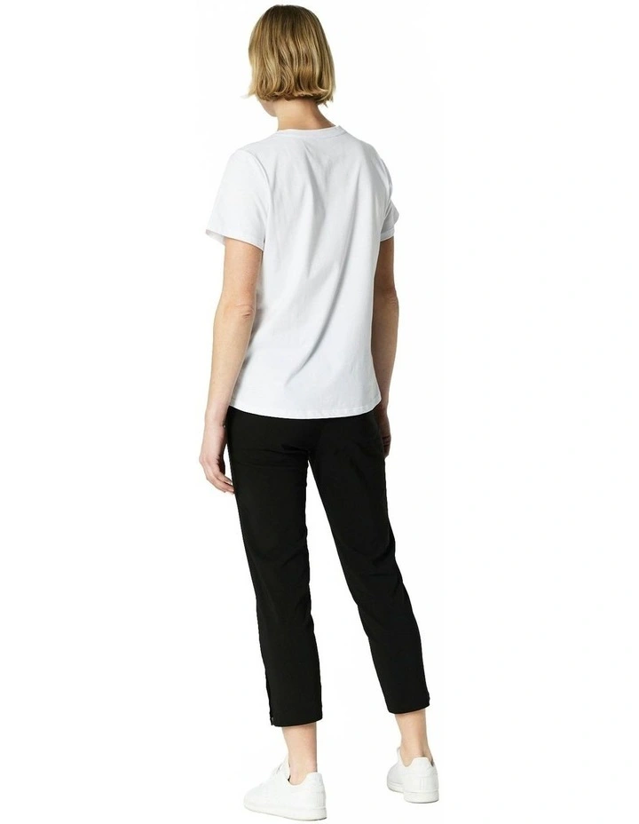 Capri Pant in Black image 2