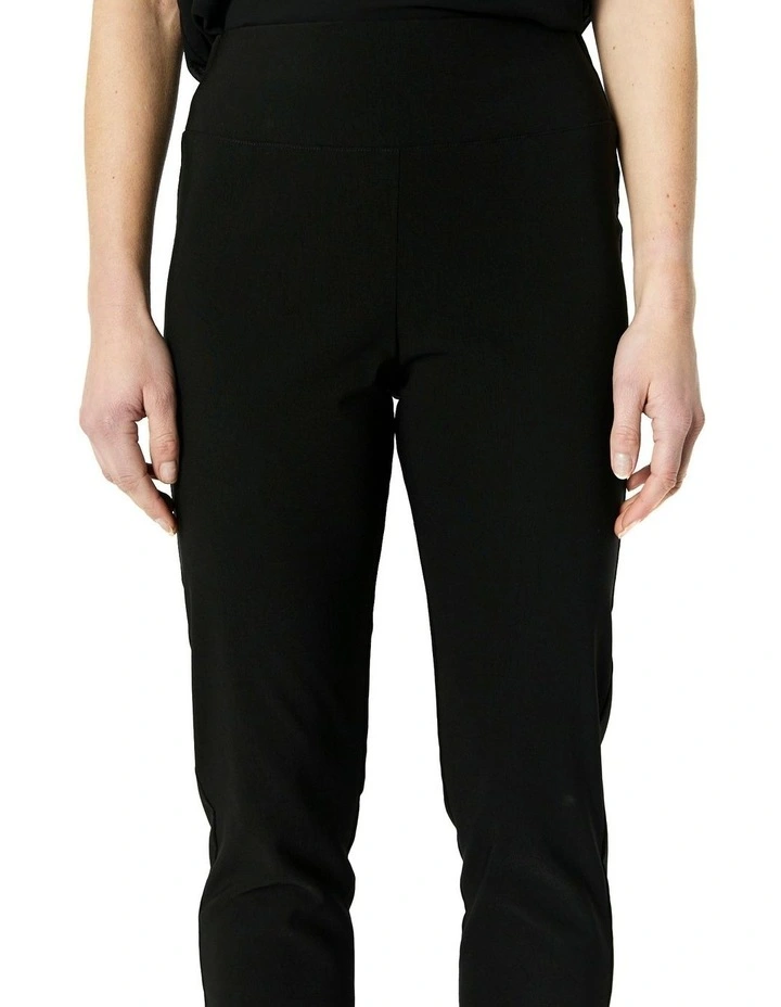Long Capri Pant in Black image 5