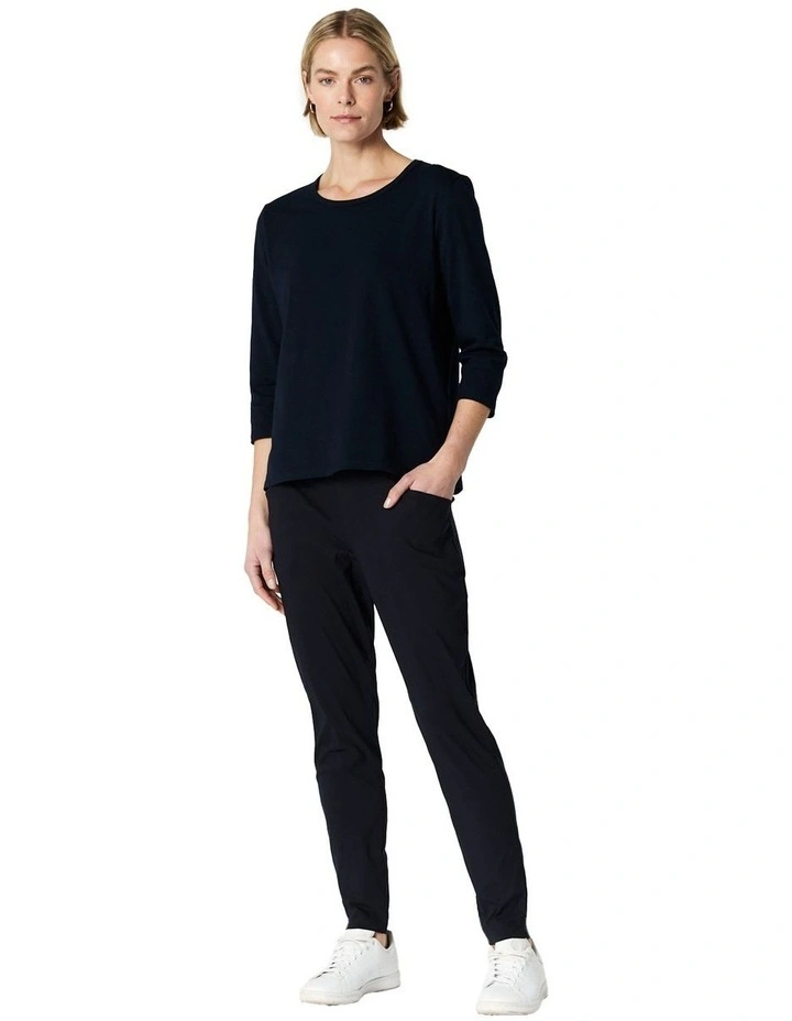 June 3/4 Sleeve Tee in Blue image 7