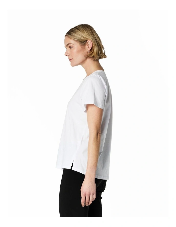 Erika Tee in White image 3
