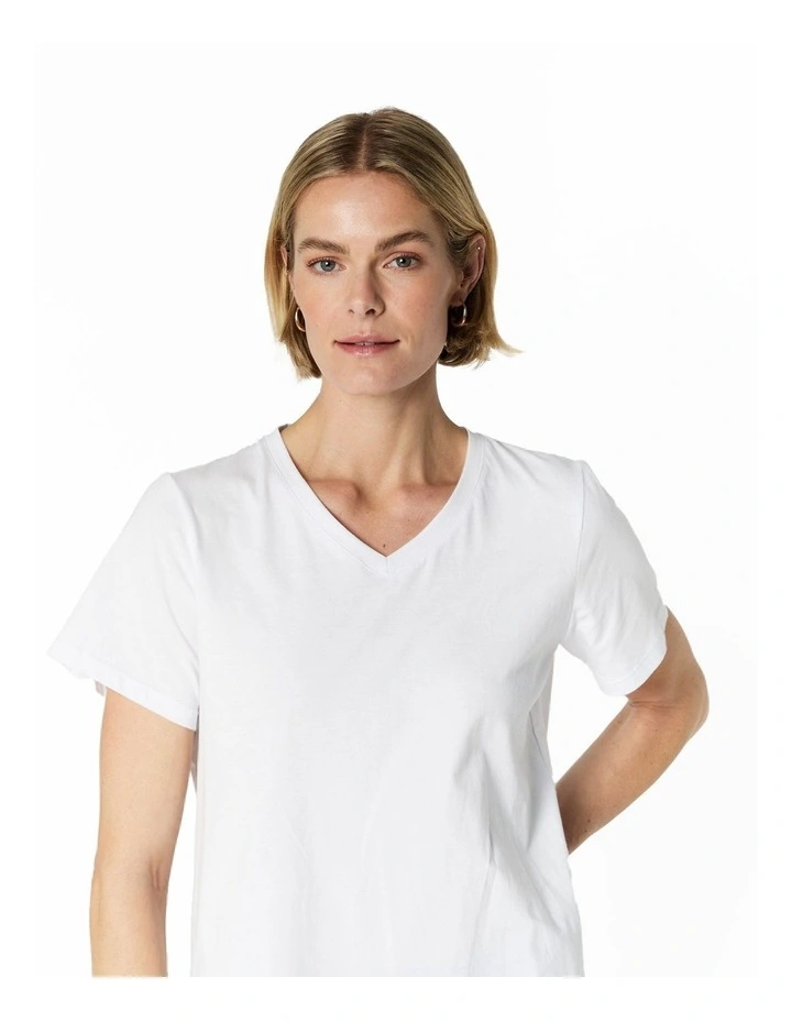 Erika Tee in White image 4