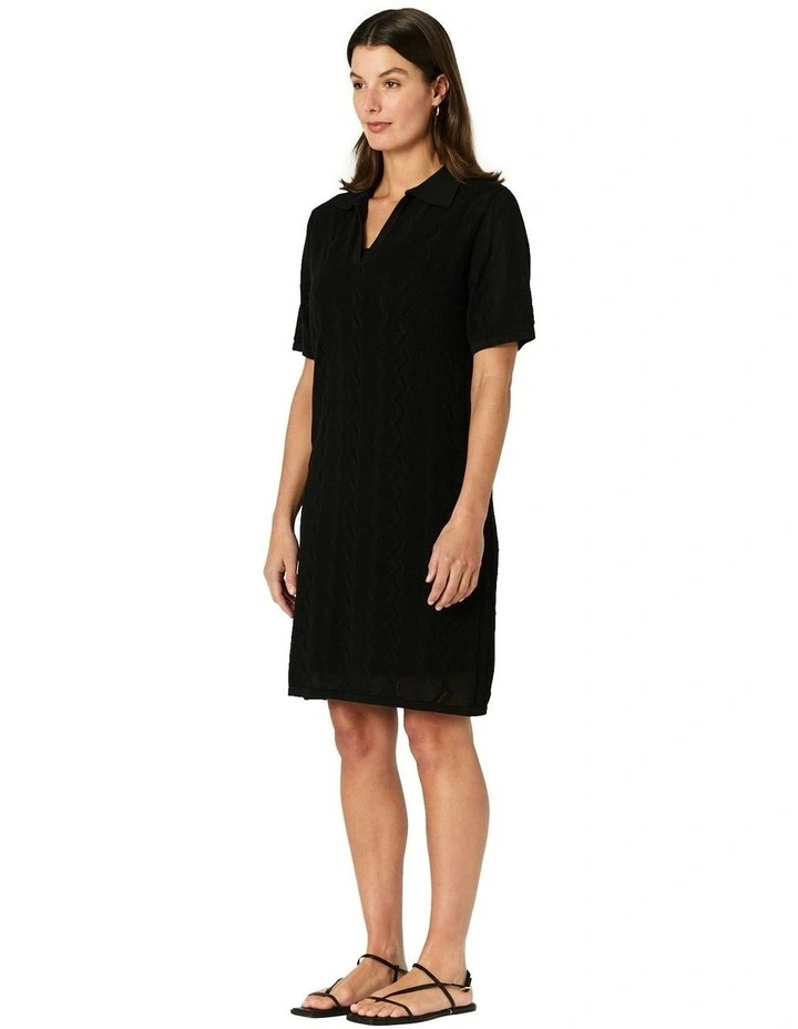 Carla Dress in Black image 3