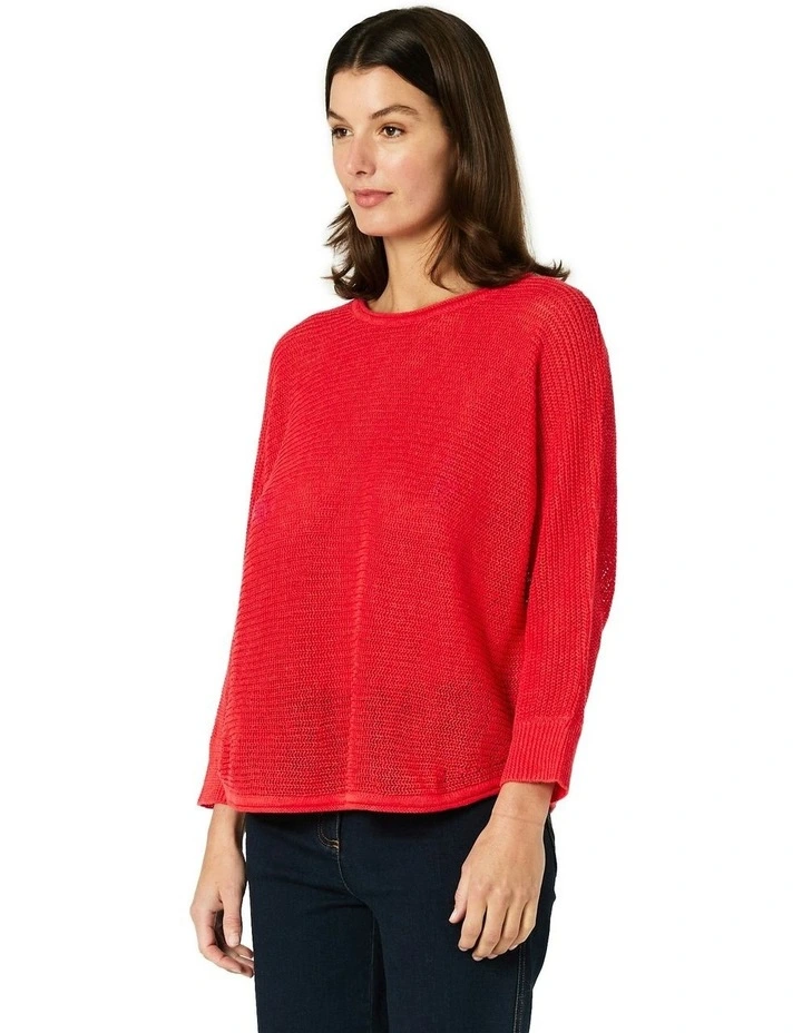 Carrie Knit in Red image 3