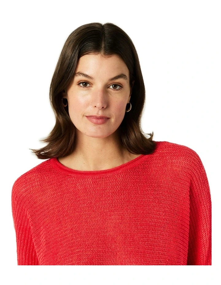 Carrie Knit in Red image 4