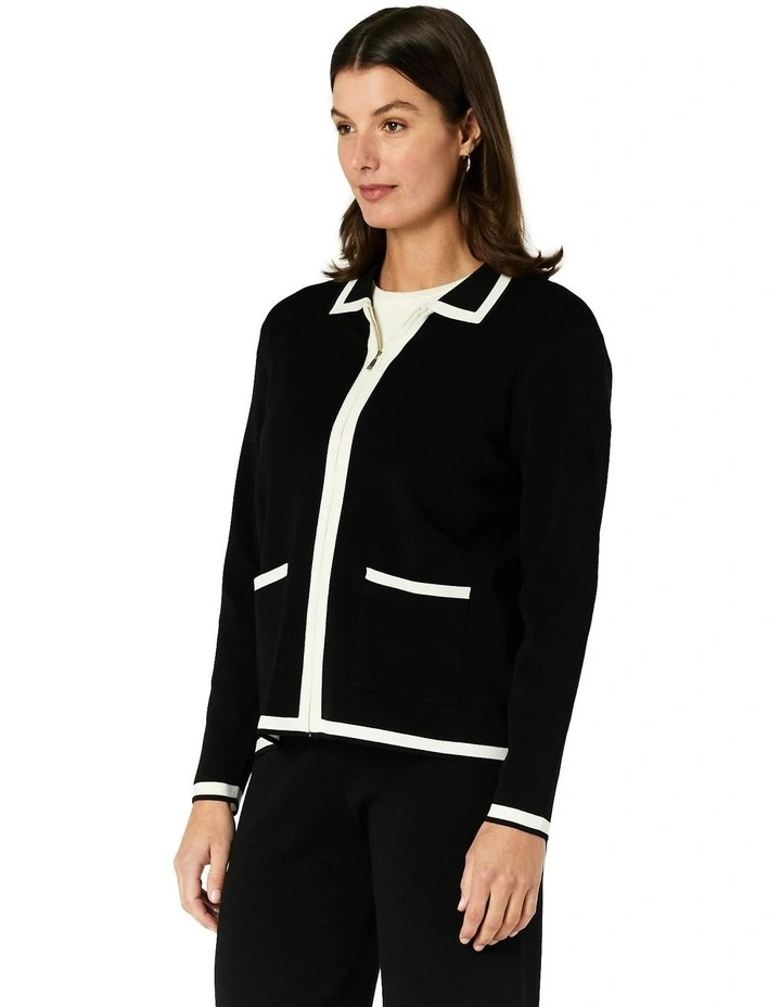 Celene Cardigan in Black image 3