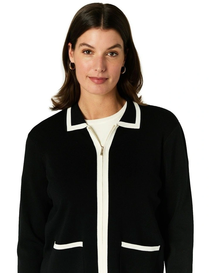 Celene Cardigan in Black image 4