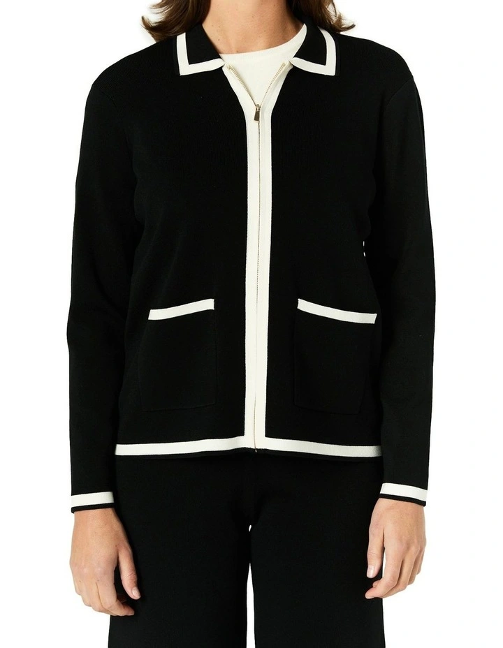 Celene Cardigan in Black image 5