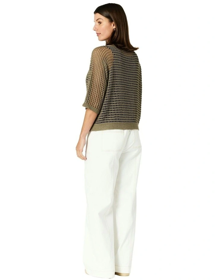 Anisha Knit in Green image 2
