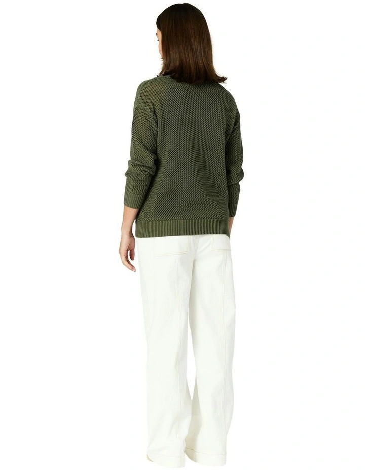 Helena Cardigan in Green image 2