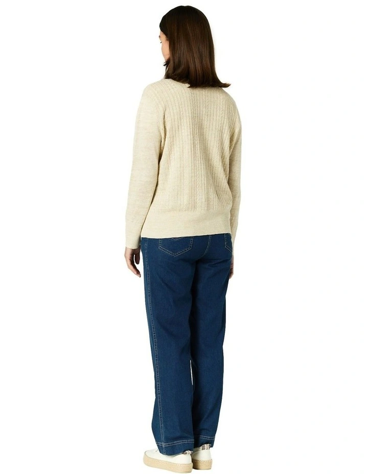 Blake Cardigan in Beige image 2