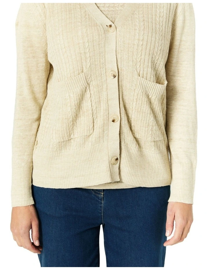 Blake Cardigan in Beige image 5