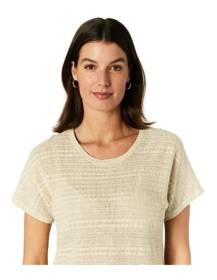 Nella Knit in Beige image 4