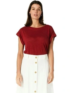Briony Tee in Red