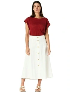 Estelle Skirt in Cream