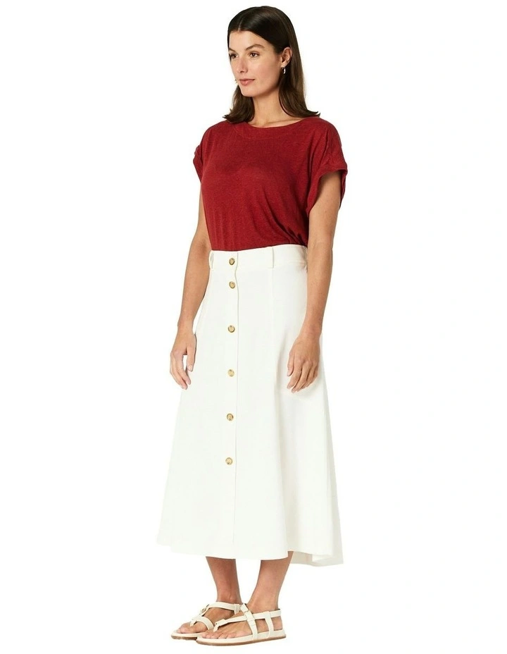 Estelle Skirt in Cream image 3