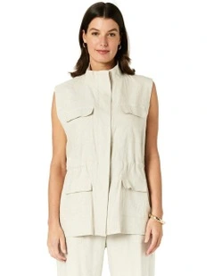 Natalie Vest in Beige