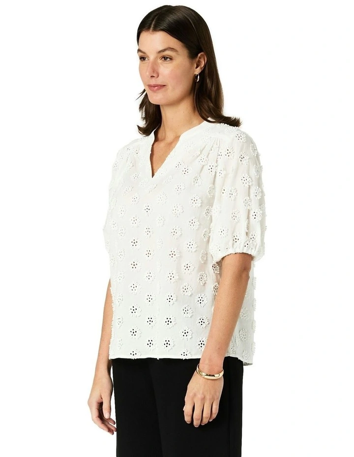 Hope Blouse in White image 3