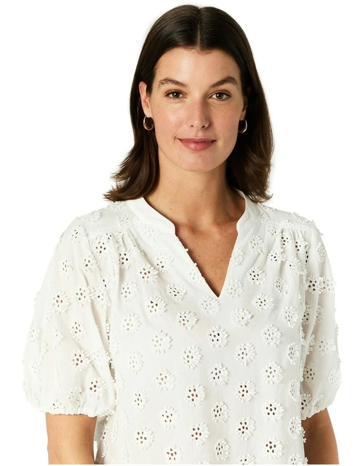 Hope Blouse in White image 4
