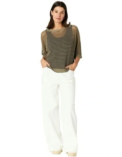 Beau Pant in White