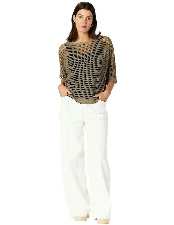 Beau Pant in White image 1