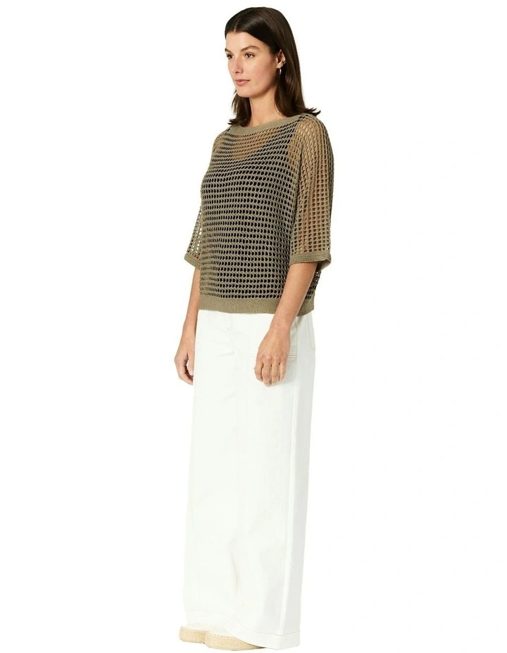Beau Pant in White image 3