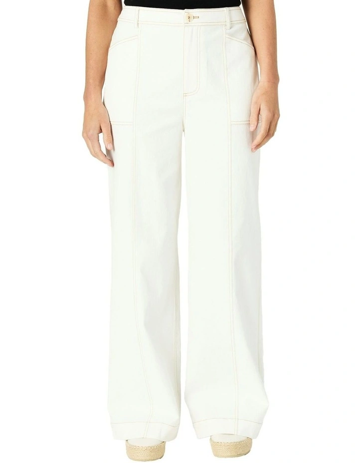 Beau Pant in White image 4