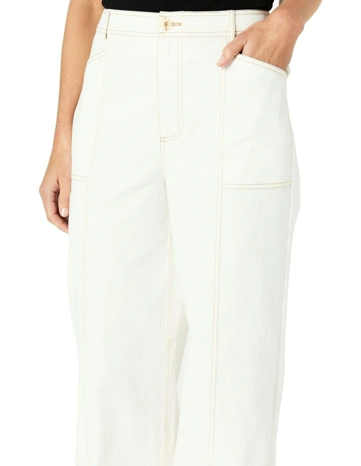 Beau Pant in White image 5