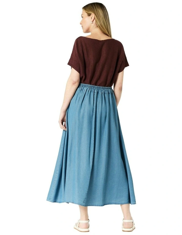 Azaria Skirt in Pale Blue image 2