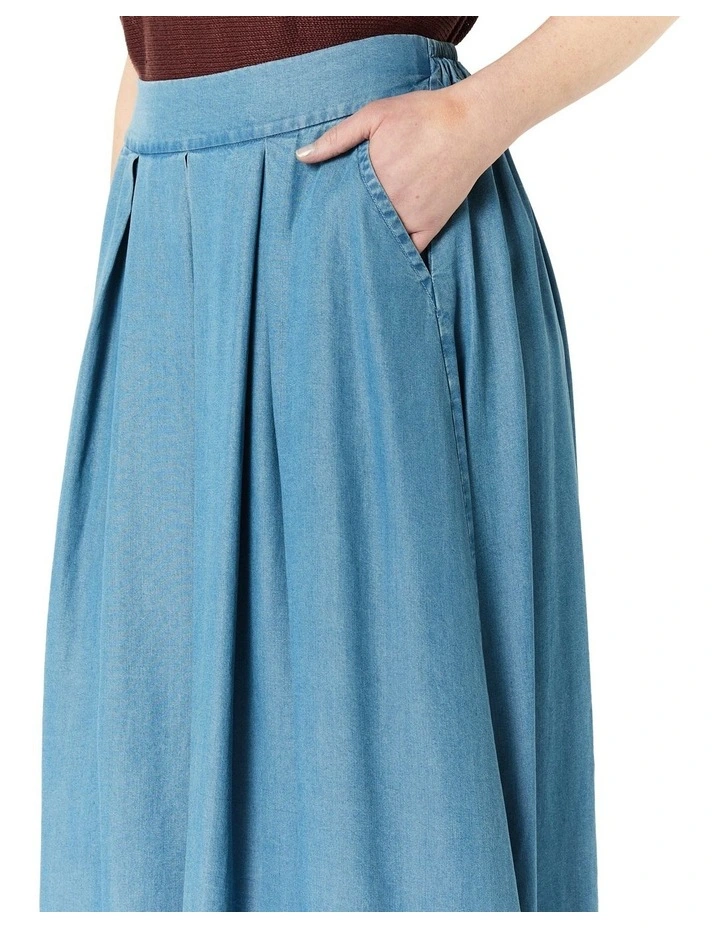 Azaria Skirt in Pale Blue image 5