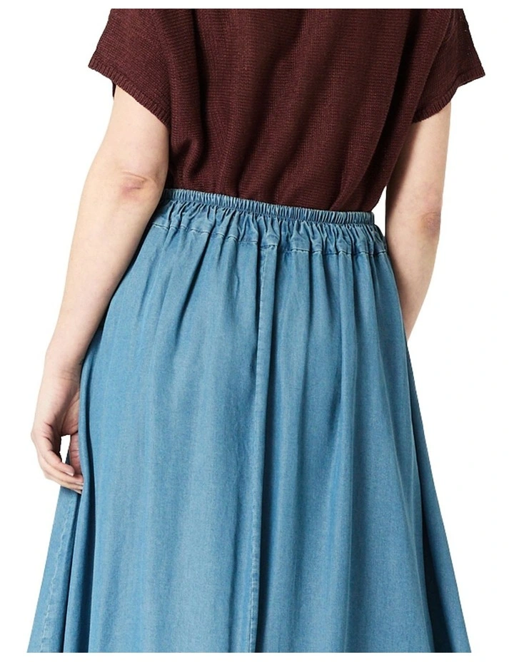 Azaria Skirt in Pale Blue image 6