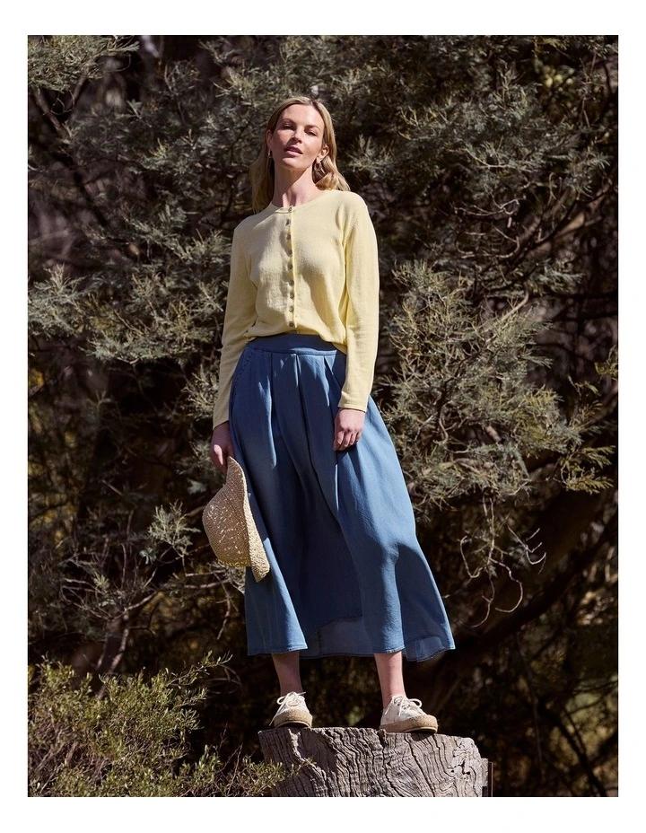 Azaria Skirt in Pale Blue image 7