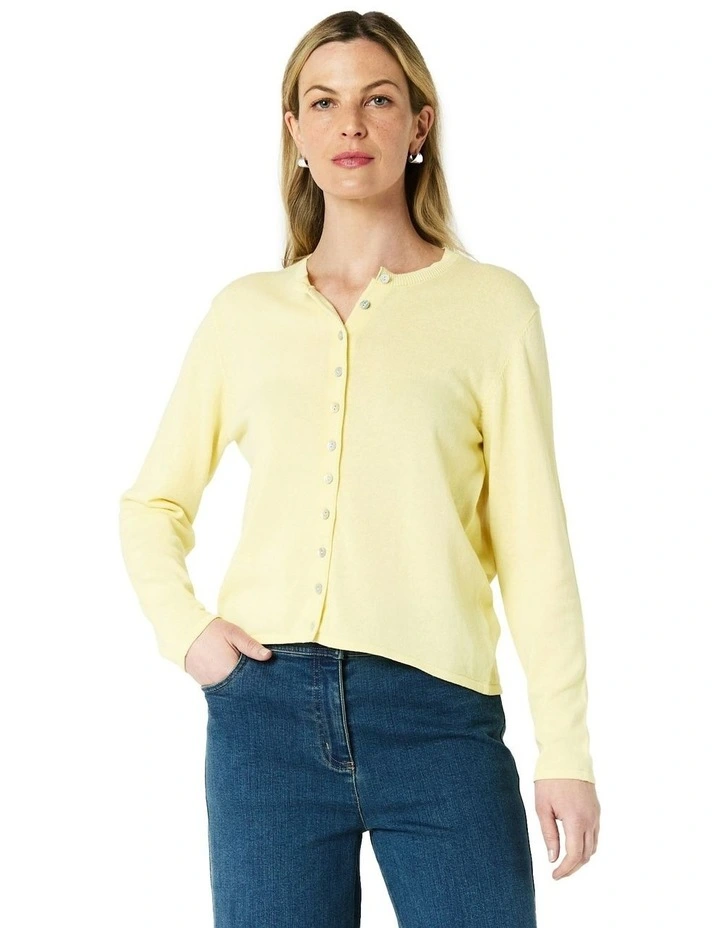 Grace Cardigan in Cream image 1