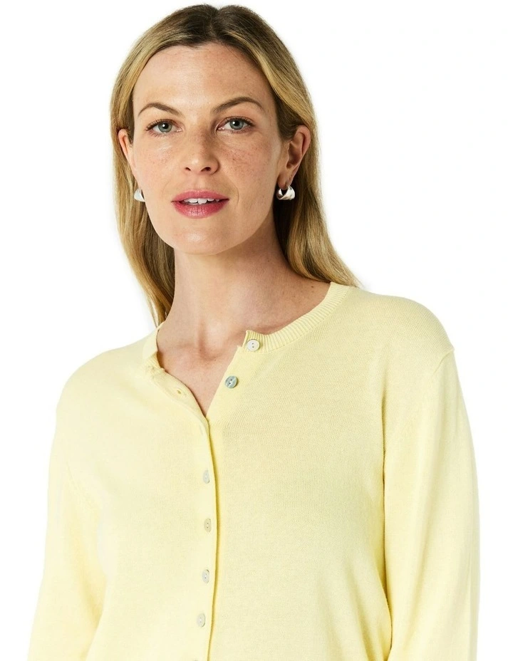 Grace Cardigan in Cream image 4