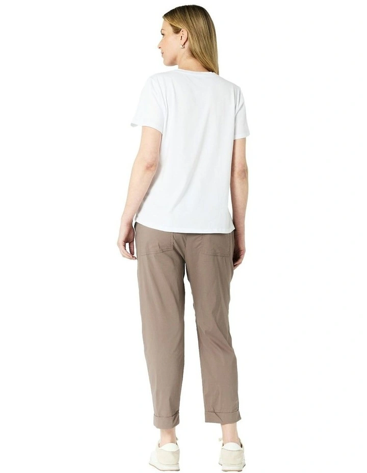Morgan Pant in White image 2