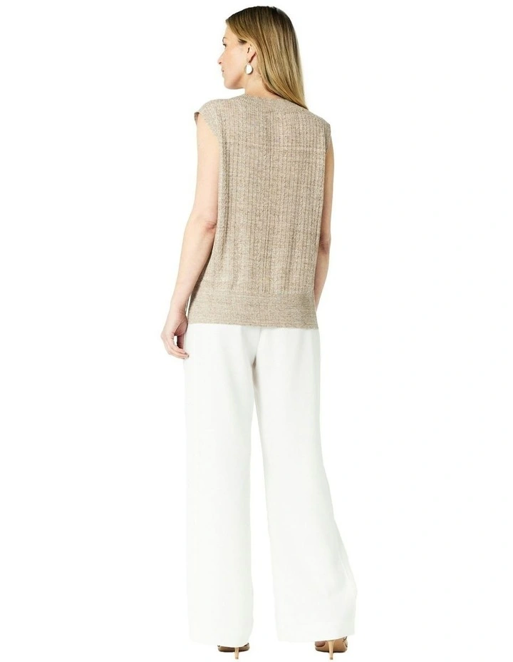 Candice Vest in Brown image 2
