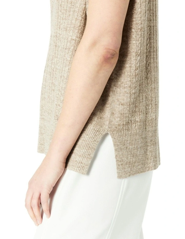 Candice Vest in Brown image 5
