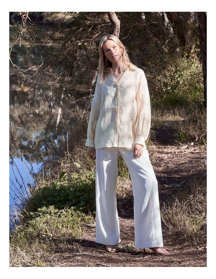 Savannah Pant in Cream image 7