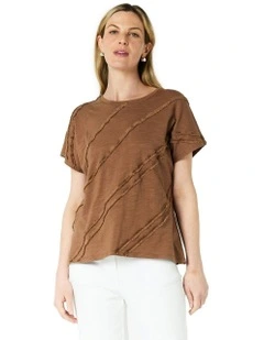 Lara Top in Brown