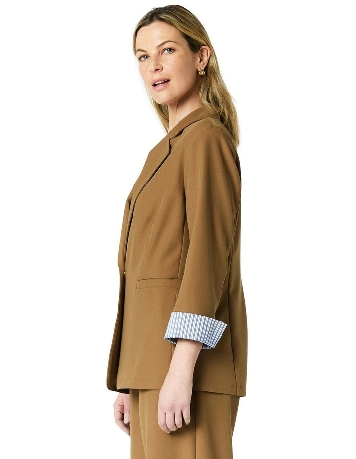 Bethany Blazer in Brown image 3