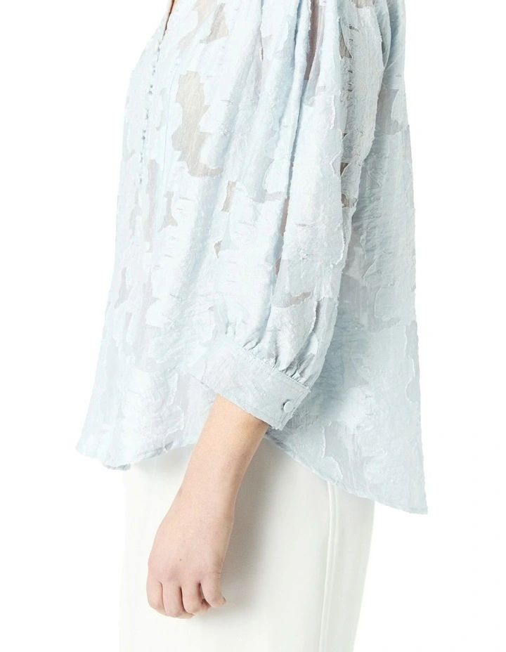 Jasmine Blouse in Blue image 6