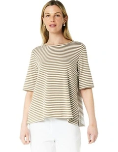 Hannah Tee in Brown