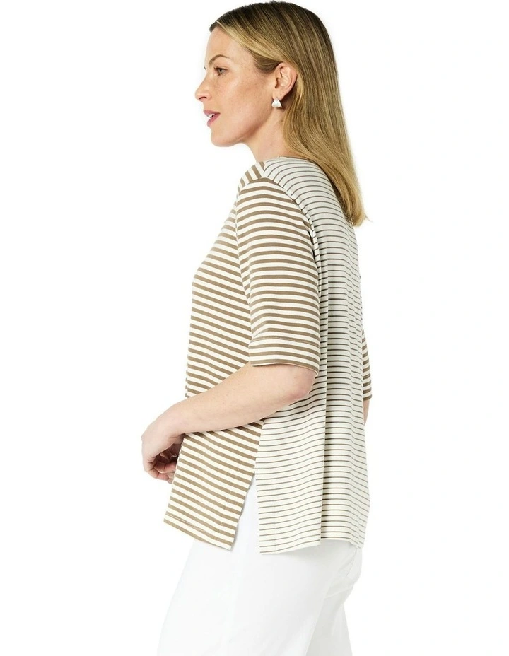 Hannah Tee in Brown image 3