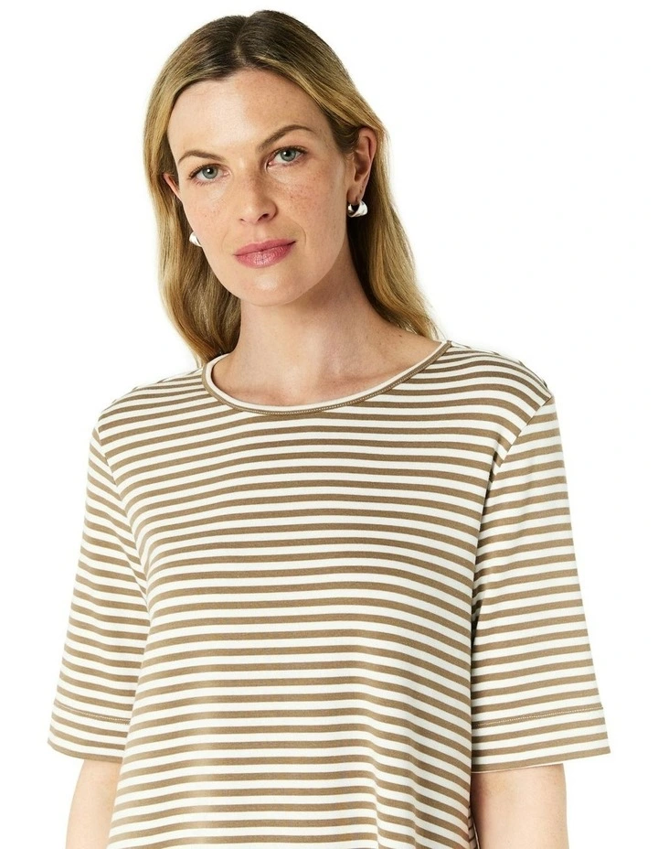 Hannah Tee in Brown image 4