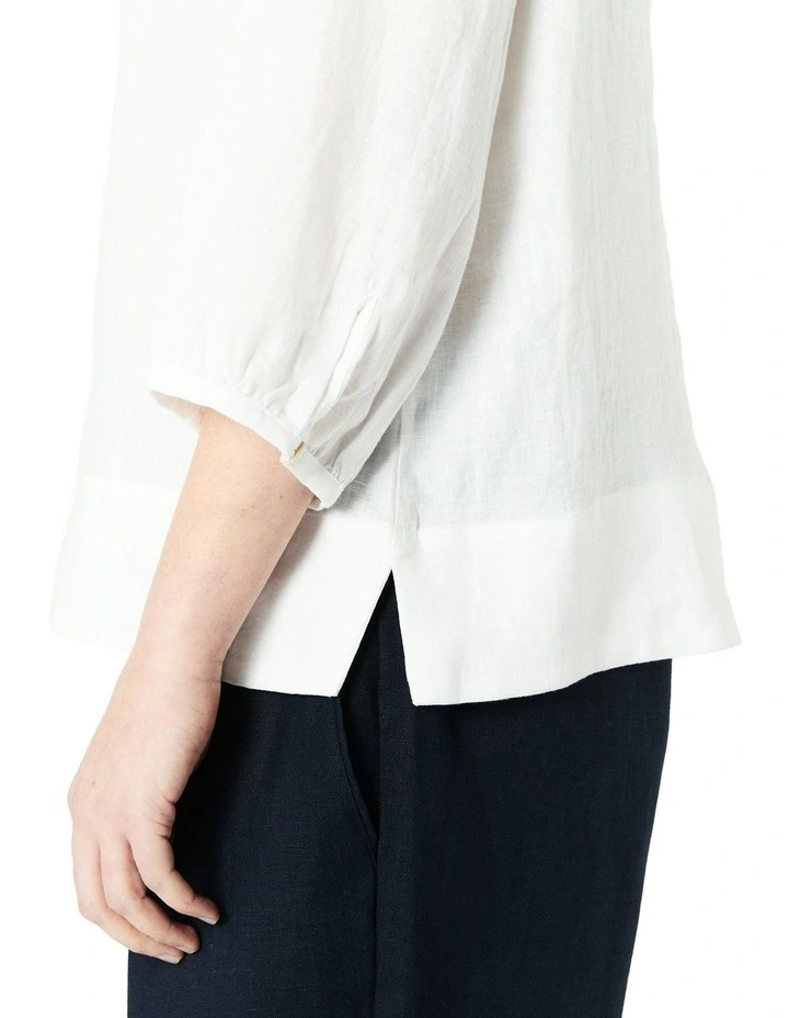 Fleur Top in White image 5