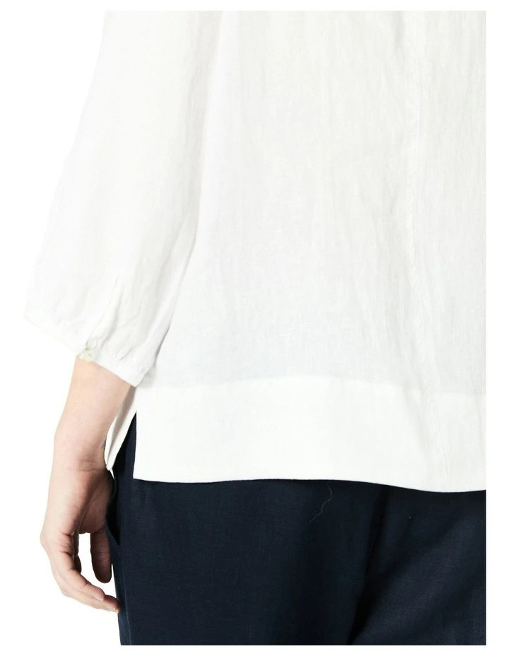 Fleur Top in White image 6
