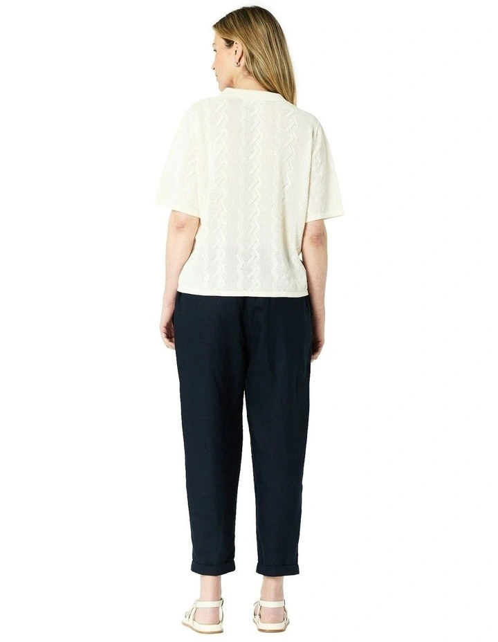 April Knit Jumper in Cream image 2