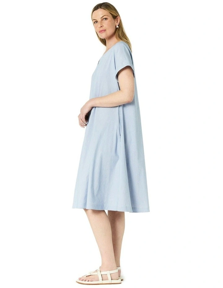 Samantha Dress in Blue image 3