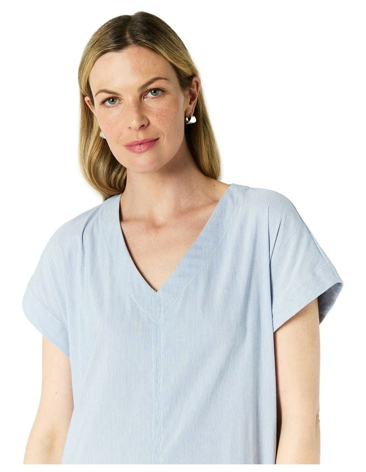 Samantha Dress in Blue image 4