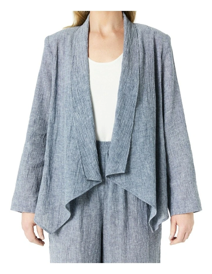 Amalfi Jacket in Navy/White image 5
