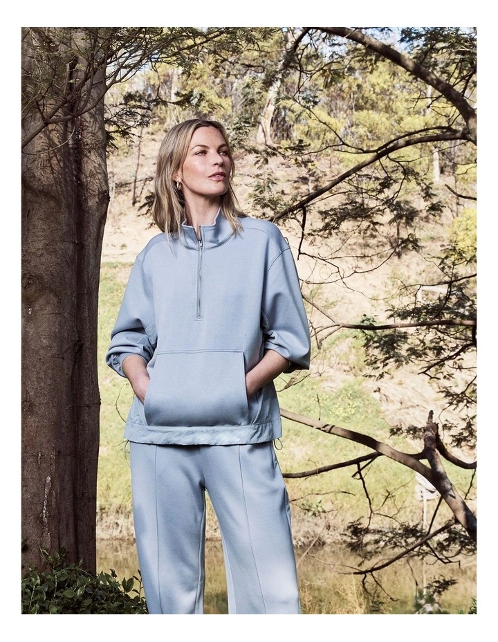 Roma Sweat Top in Blue image 7